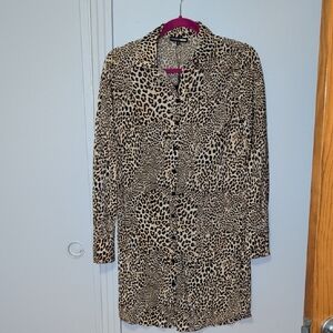 ⚡3/40$⚡ Leopard Print Long Sleeve Dress